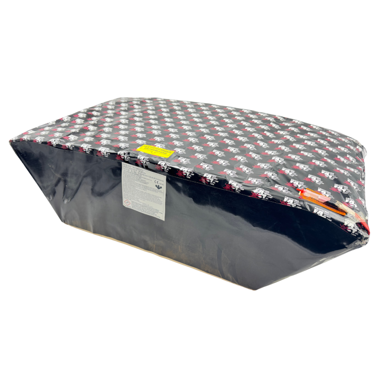 BATERÍA 130d 30mm  -METEOROS MULTICOLOR CON VOLCAN INTERMITENTE BLANCO-
